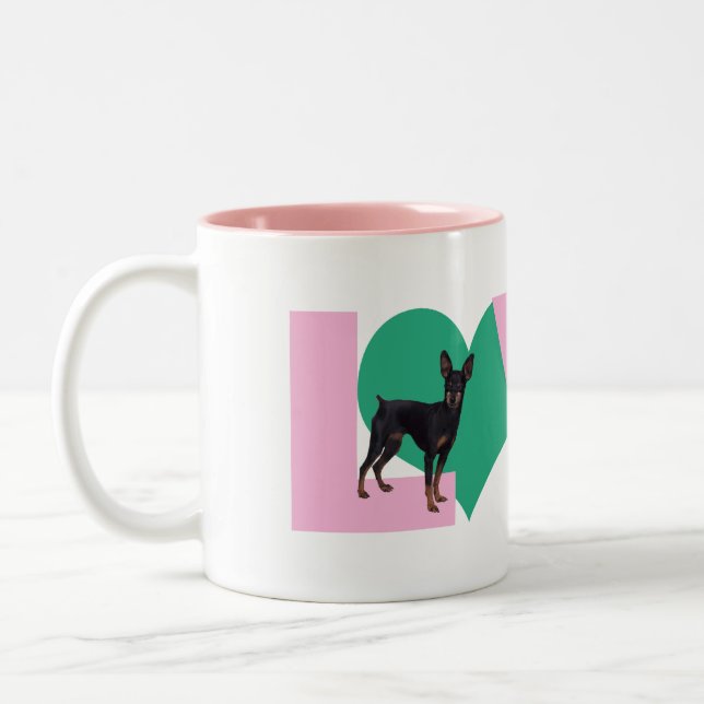 Liebe Min Button Tasse (Links)