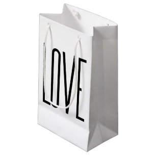 Liebe - Minimalistischer Entwurf Kleine Geschenktüte
