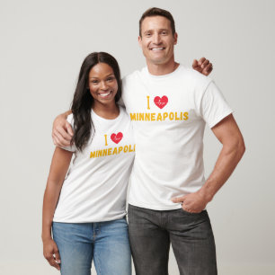 Liebe Minneapolis, Minnesota T-Shirt