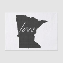 Liebe Minnesota Seidenpapier