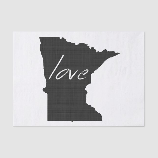 Liebe Minnesota Seidenpapier (Vorderseite)