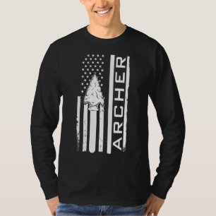 Liebe mit amerikanischer Flagge T-Shirt