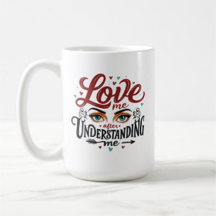 Liebe mit ausdrucksstarken Augen Kaffeetasse