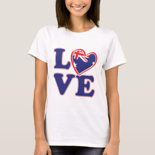 LIEBE mit Australien-Herz T-Shirt