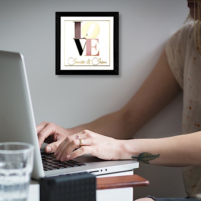 Liebe mit benutzerdefiniertem Text Foliendrucke (Von Creator hochgeladen)