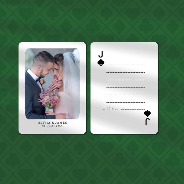 Liebe mit benutzerdefinierten Fotos Begleitkarte (Custom Photo Love Script Playing Cards)