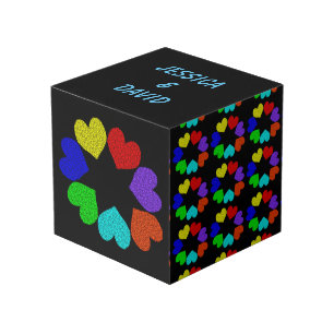 Liebe mit Blumenbogen aus Regenbogen Herd Custom F Würfel