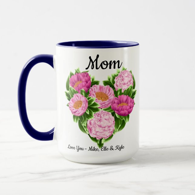 Liebe mit Blumenkohl Mama Tasse - Muttertagsgesche (Links)