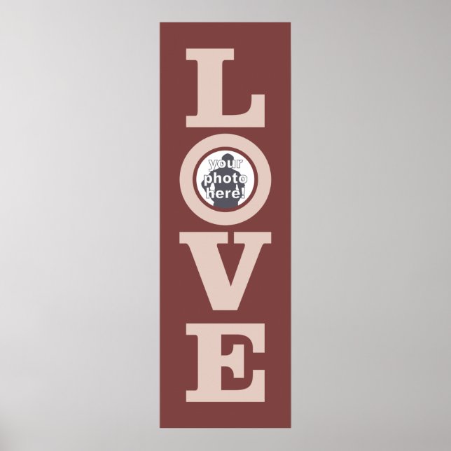 LIEBE mit dem eigenen FOTO-Poster Poster (Vorne)