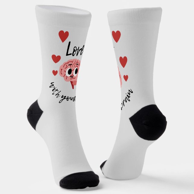 LIEBE MIT DEM HIRN SOCKEN (Gewinkelt)