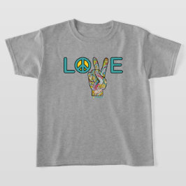 Liebe mit eigenem Friedenszeichen T-Shirt