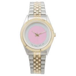 Liebe mit Gold & Silver Watch Armbanduhr