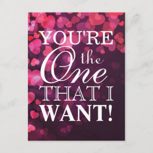 Liebe mit Herz Postkarte