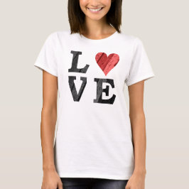 LIEBE mit Herz T-Shirt