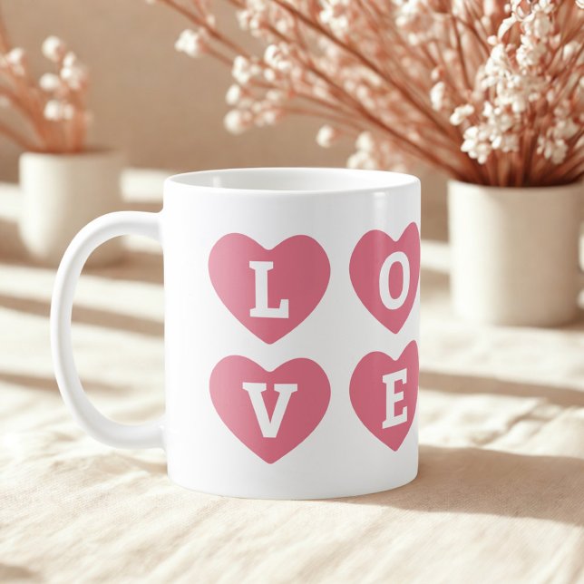 Liebe mit Herzname Kaffeetasse (Von Creator hochgeladen)