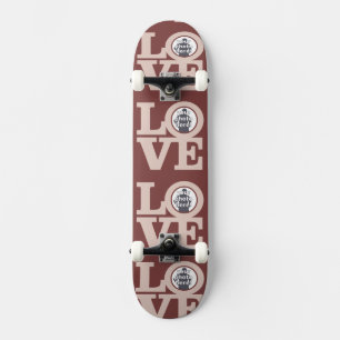 LIEBE mit IHRER 4-FOTO-Skateboard Skateboard