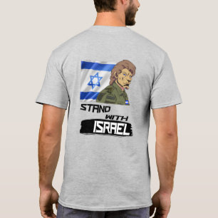 LIEBE MIT ISRAEL FLAG T-Shirt