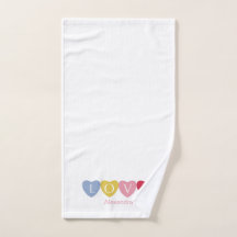 Liebe mit kundenspezifischem Monogramm