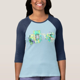 Liebe mit Mitgefühl Baseball T-Shirt