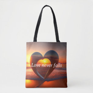 Liebe mit mittlerem Papierkorb Versage niemals ben