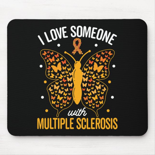 Liebe mit Multipler Sklerose Mousepad (Vorne)