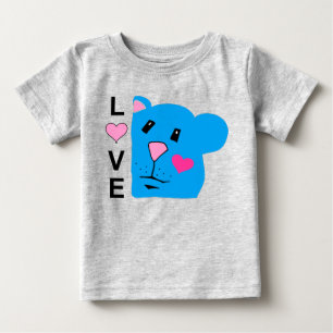Liebe mit Niedlichem Chipmunk T-Shirt für Kleinkin
