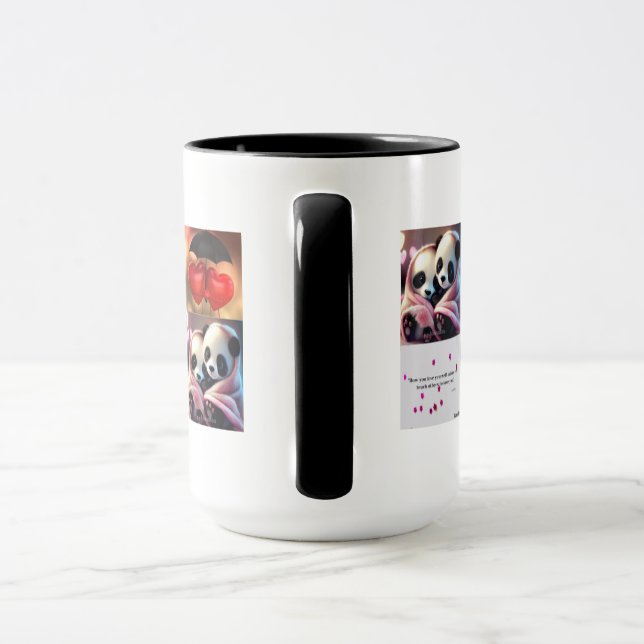 Liebe mit Panda Tasse (Griff)