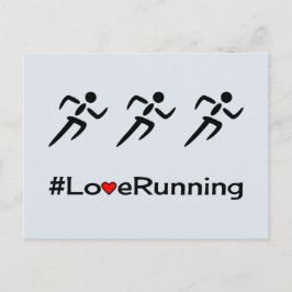 Liebe mit Piktogramm blass Postkarte