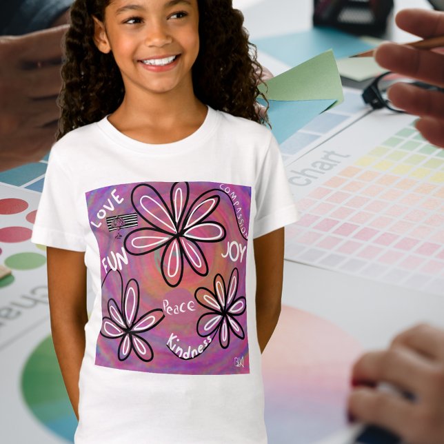 Liebe Mitgefühl, Freude, Frieden für die Menschhei T-Shirt (Von Creator hochgeladen)