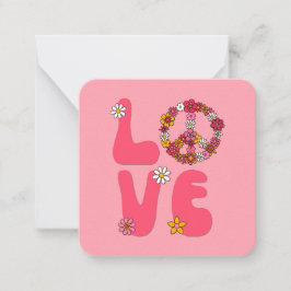 Liebe Mitteilungskarte