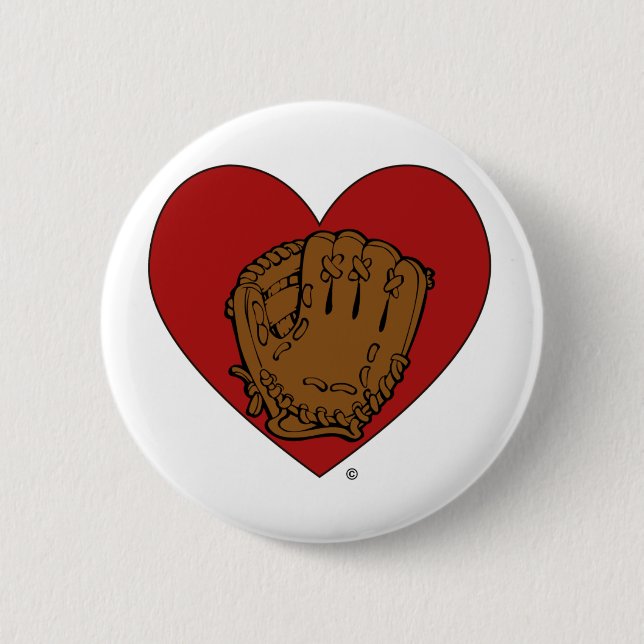 Liebe-Mittknopf Button (Vorderseite)