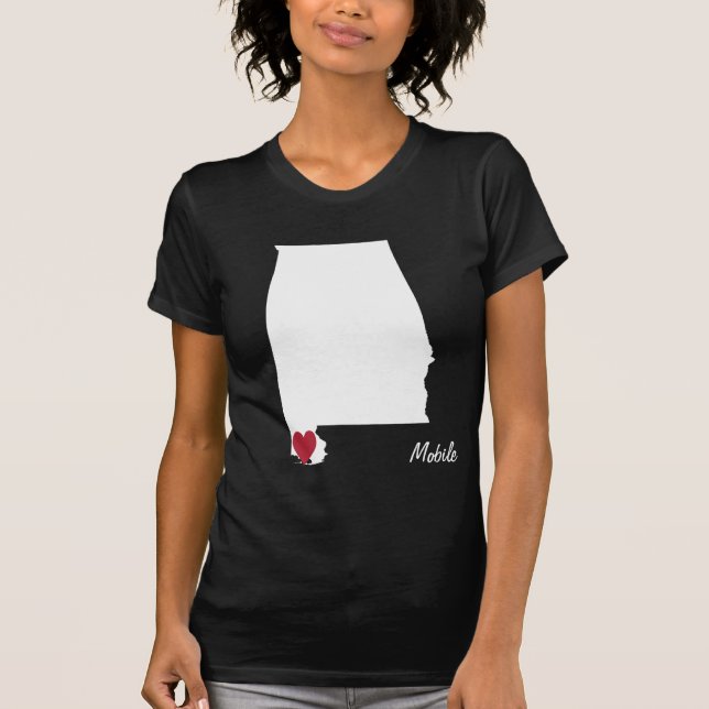 Liebe Mobile Alabama Shirt (Vorderseite)
