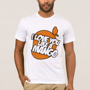 Liebe mögen Sie ein Mango-T-Shirt T-Shirt