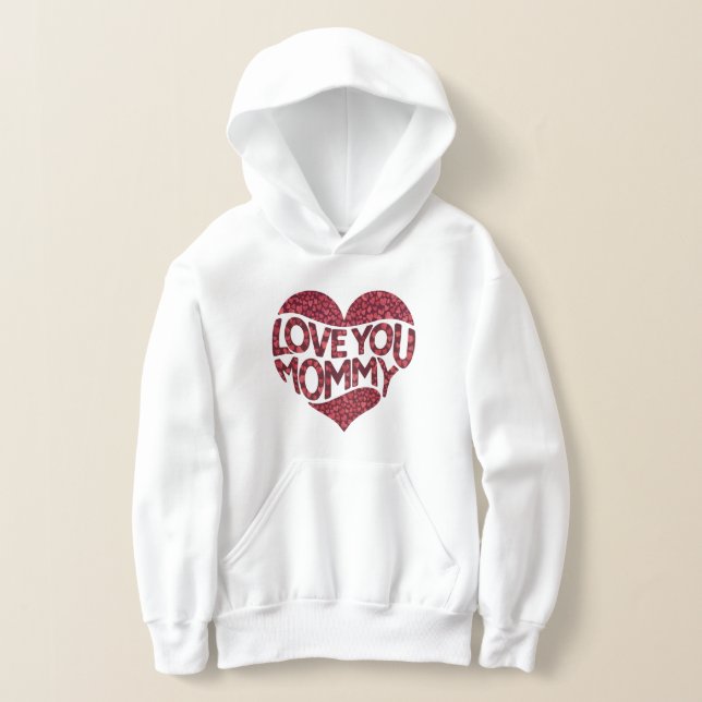 Liebe Mommy Hoodie (Ablage )