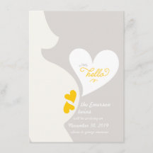 Liebe Mommy's Tummy Twins Schwangerschaft Ankündig