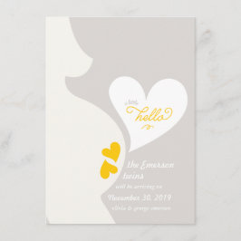 Liebe Mommy's Tummy Twins Schwangerschaft Ankündig Ankündigung