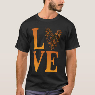 Liebe Monarch Butterfliegen Lover T-Shirt