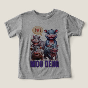 Liebe moo Deng Thai lustige kleine Babyhippo