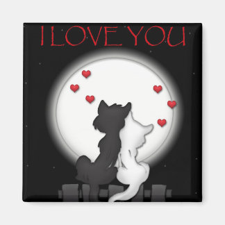 Liebe Moon Magnet