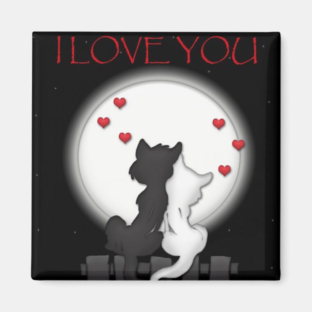 Liebe Moon Magnet (Vorne)