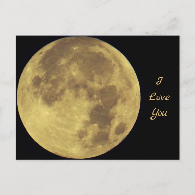 Liebe Moon Postkarte (Vorderseite)
