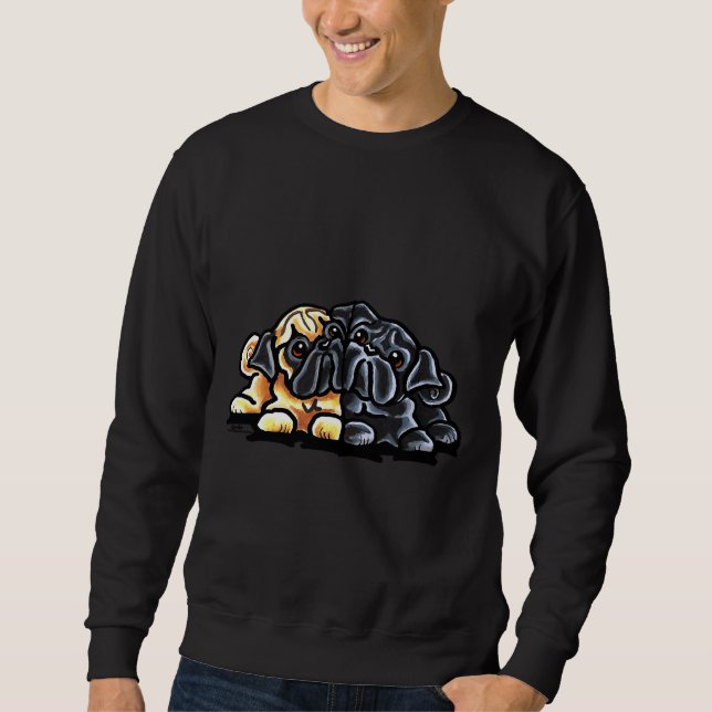 Liebe Mops Klassischer T - Shirt 945 (Vorderseite)