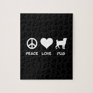 Liebe Mops   Mops Dog Lovers Gift Puzzle