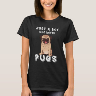 Liebe Möpsen Niedlich Mops Sprichwort für Jungen T-Shirt
