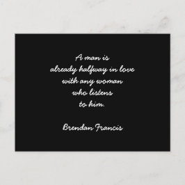 Liebe Motivierend Postkarte