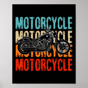 Liebe Motorrad Herren Shirt Biker Jungen Liebhaber Poster