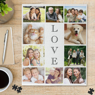 Liebe Multi-Foto Collage Moderne Puzzle