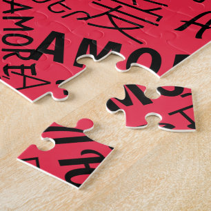 LIEBE - Multi Language - Customizable Internationa Puzzle