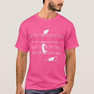 Liebe Music Cat Auf Musikerzitat Funny Frische T-Shirt