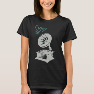 Liebe Music Old School Gramophon T-Shirt